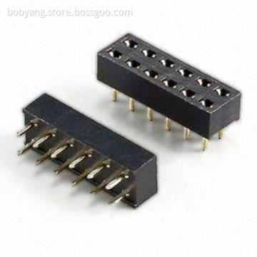 2.0 mm Female Header Dual Row Prevent Tin